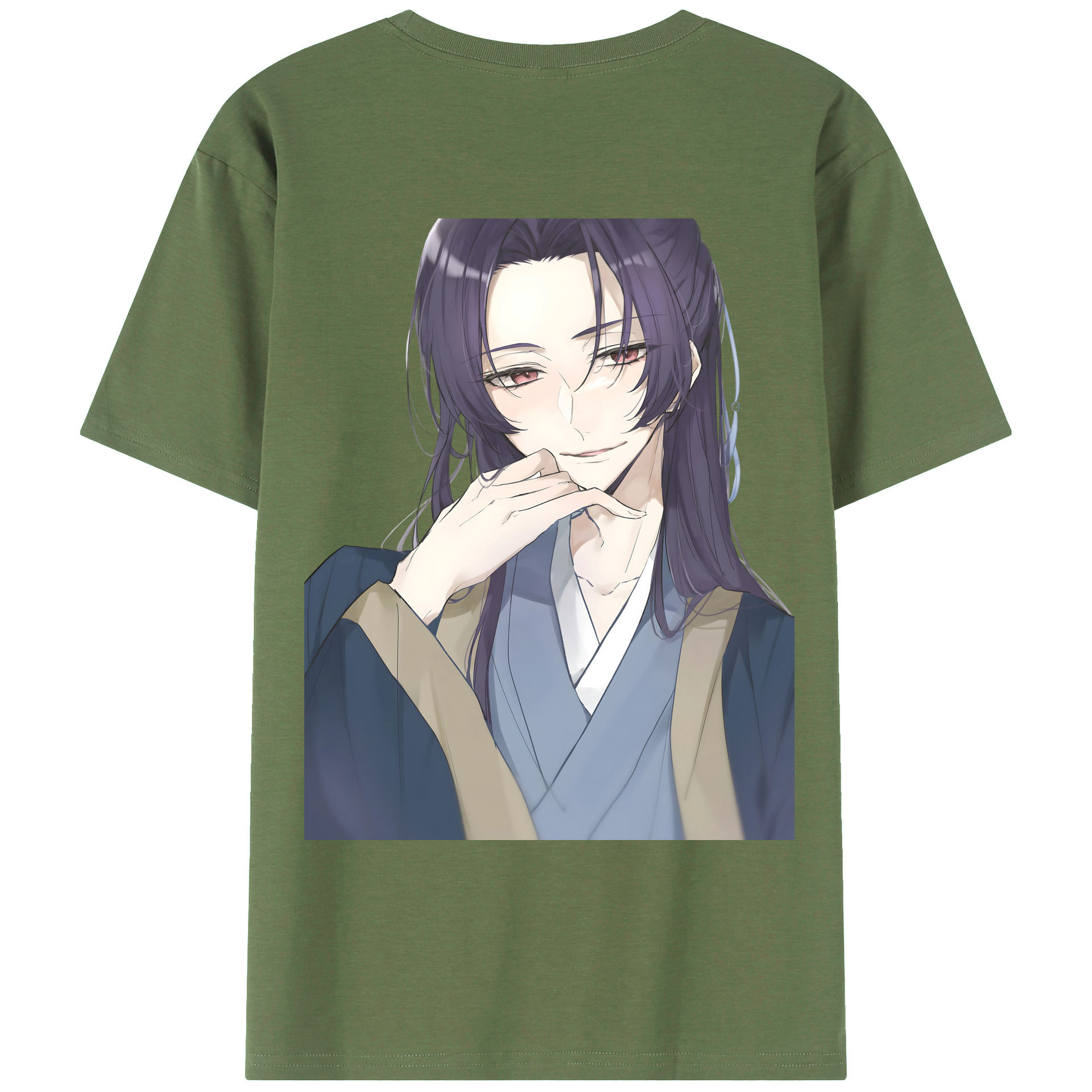 （画像用） 薬屋のひとりごと The Apothecary Diaries 綿100％ メンズ半袖Tシャツ（バックプリント） 通気性